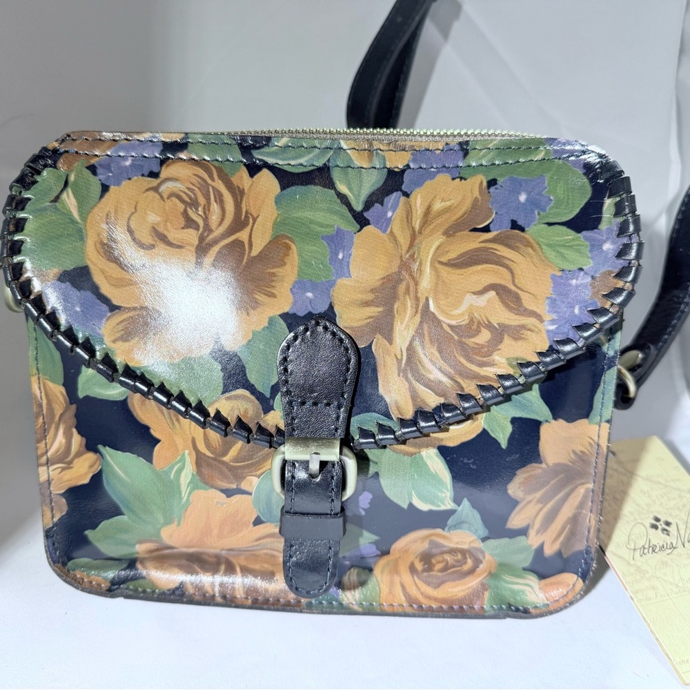 Patricia Nash Blue Sky Rose Crossbody